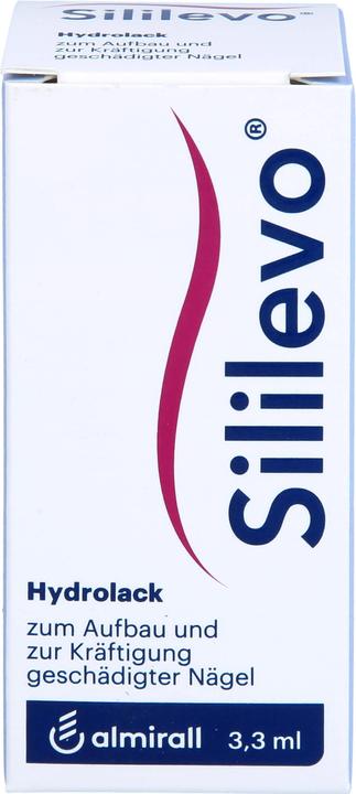 Actual product image Almirall Sililevo Hydro Varnish for building up and strengthening damaged nails, 3.3 ml solution (3.30 ml)
