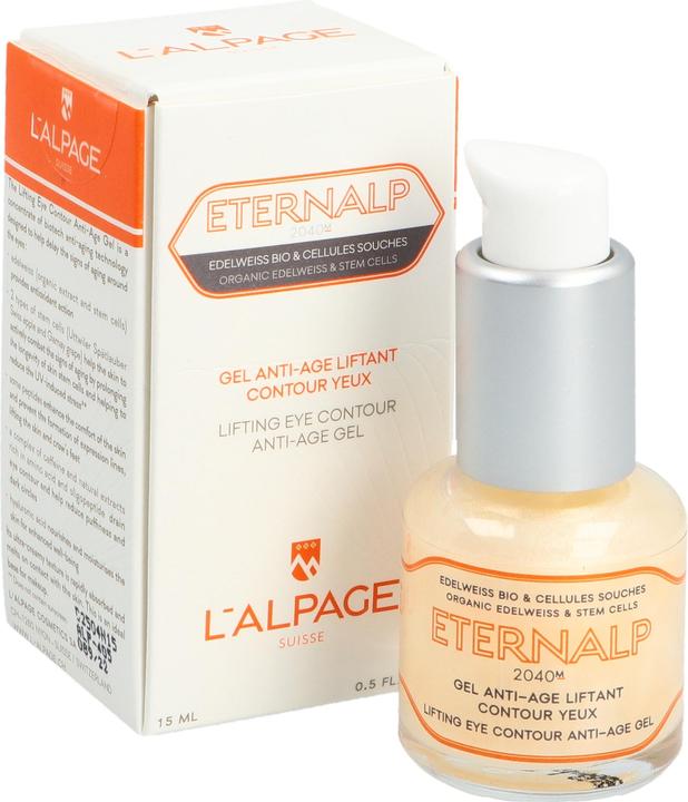 Image du produit L'Alpage Suisse L'ALPAGE Eternalp 2040m Gel liftant anti-âge pour les yeux, 15 ml (Gel, 15 ml, Jour + nuit)