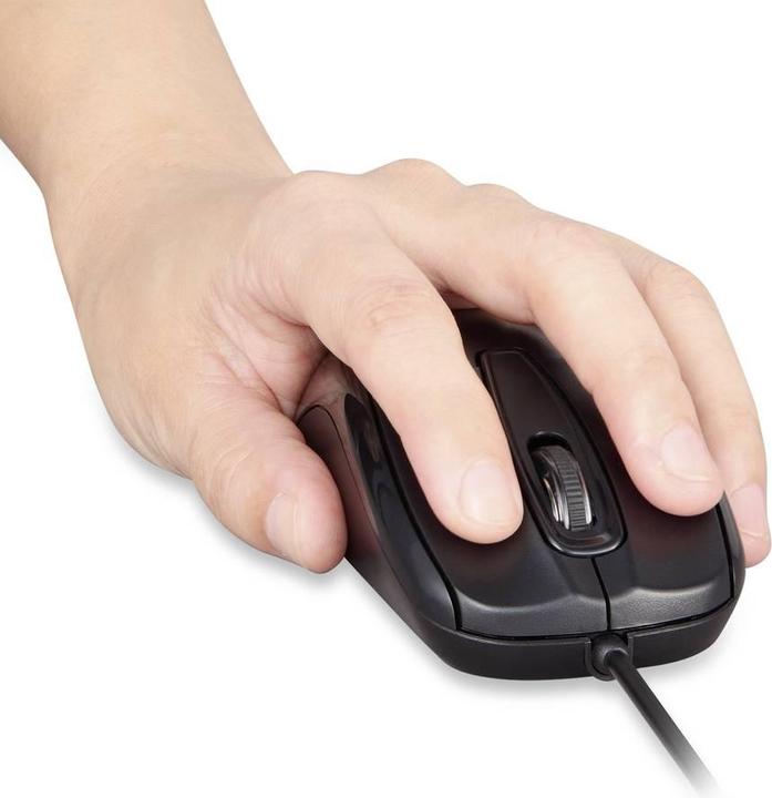 Actual product image Perixx PERIMICE-209 C Black Mouse Wired Optical Black 3 buttons 1000 (Cable)