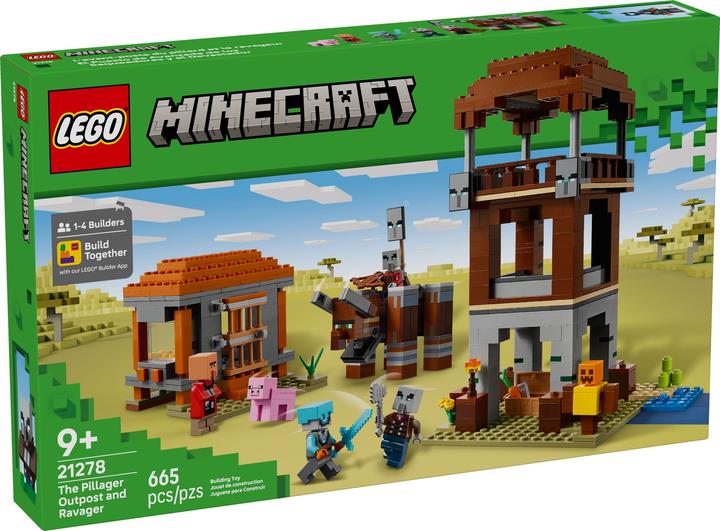 Actual product image LEGO Ein Verwüster am Plünderer-Aussenposten (21278, LEGO Minecraft)