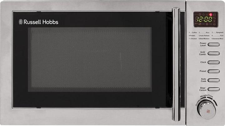 Russell Hobbs RHM2031 – 20-Liter-Digitale Mikrowelle mit Grill, Edelstahl (CH-Stecker, 20 l)