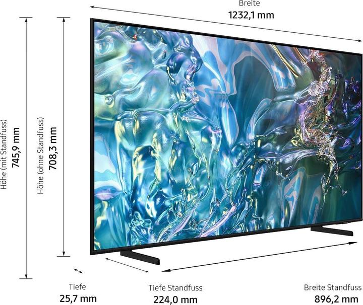 Produktbild Samsung QE55Q60DAUXXH (55", Q60D, QLED, 4K, 2024)