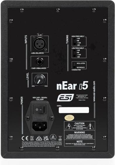 Produktbild ESI Studio Monitor-Boxen nEAR i5 1 Paar mit Boxenfüsse Rot (Aktiv, Paar)