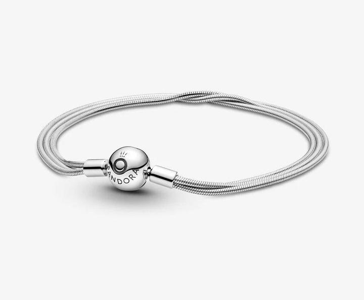 Immagine prodotto Pandora Bracciale Moments Multi Snake Chains (19 cm, Argento 925)