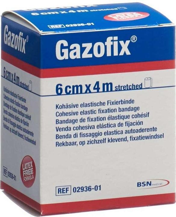 Actual product image BSN kohäsive Fixierbinde 6cmx4m hautfarben latexfrei
