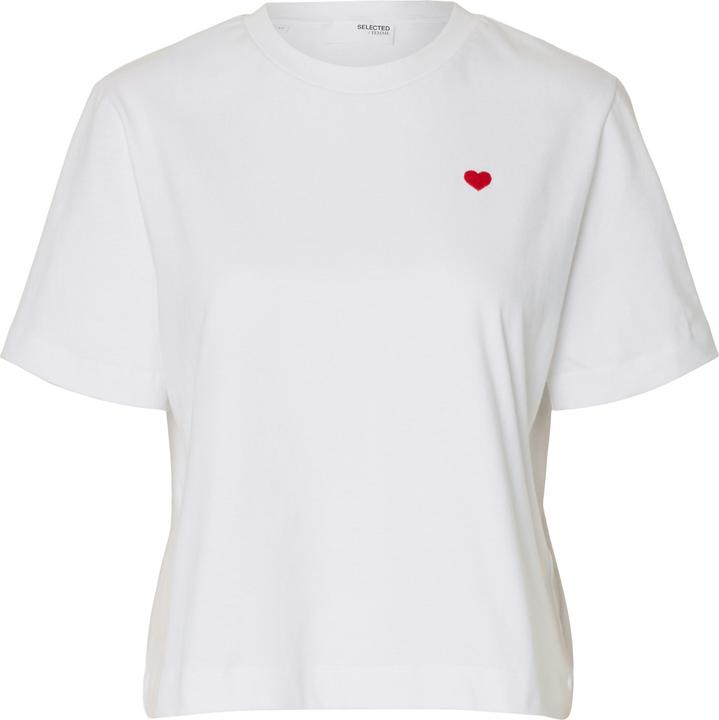Immagine prodotto Selected Femme Besticktes T-Shirt mit Rundhalsausschnitt (XXL)