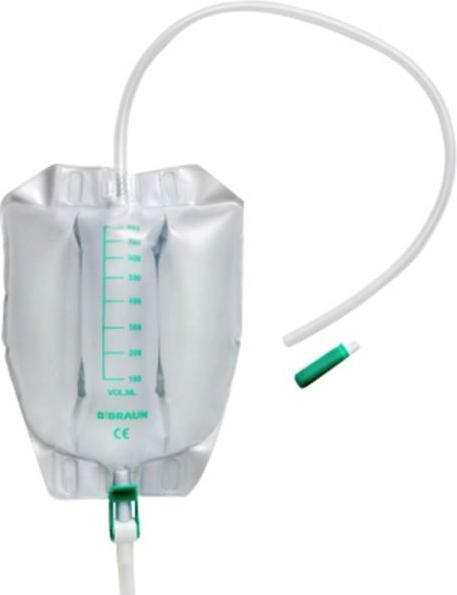 Immagine prodotto B.Braun URIMED Tribag Plus 800ml 20cm valvola di scarico sterile, 10 pezzi