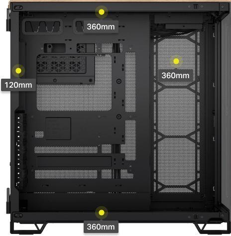 Actual product image Corsair 6500X (mATX, Mini-ITX, ATX)