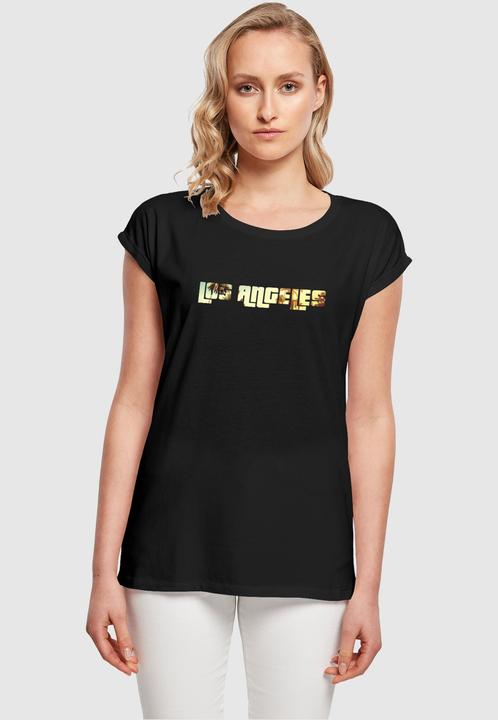 Actual product image Merchcode Laides Grand Los Angeles Extended Shoulder Tee - 113477 (S)