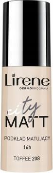 Actual product image Lirene City Matt Matte And Smoothing Foundation For The Face 208 Toffee 30Ml
