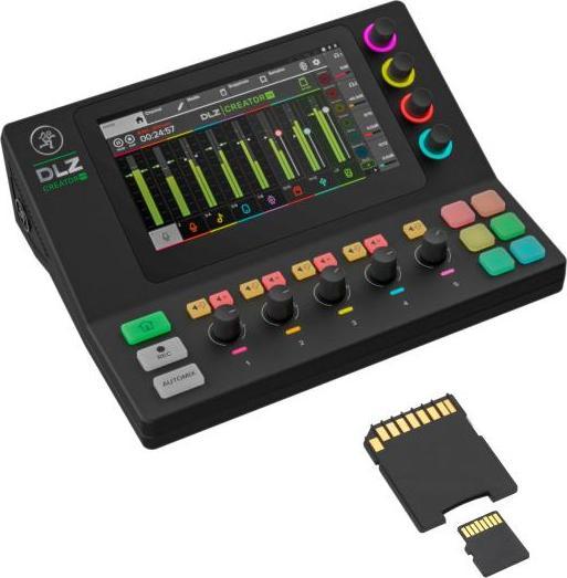 Actual product image Mackie Mischpult DLZ Creator XS Streaming Mixer mit SD-Karte (Studio- and Livemixer)