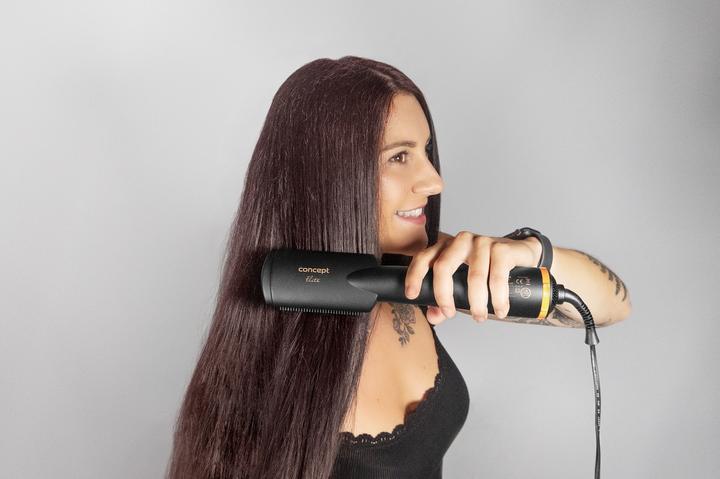 Produktbild Concept VH6040 Haarstyling-Gerät Heissluftbürste Dampf Schwarz Bronze 550 W 2 2 m