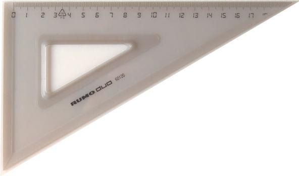 Rumold Zeichendreieck 30/60 Grad 20 cm rauchgrau (20 cm)