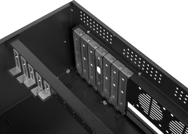 Produktbild Lanberg SC01-4504-08B Modulares Servergehäuse Rack (4U)
