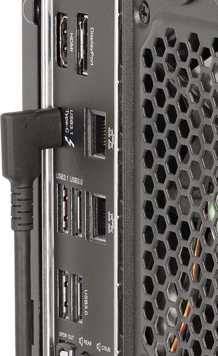 Actual product image StarTech Rugged Right Angle USB-C Cable (0.50 m, USB 3.2 Gen 2, 10 W)
