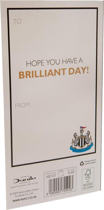 Immagine prodotto Newcastle United FC Biglietto di Compleanno (1 pz.)