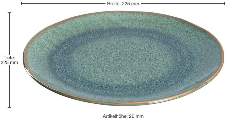 Image du produit Leonardo Assiette céramique 23 vert Matera (1 x, 22.50 cm)