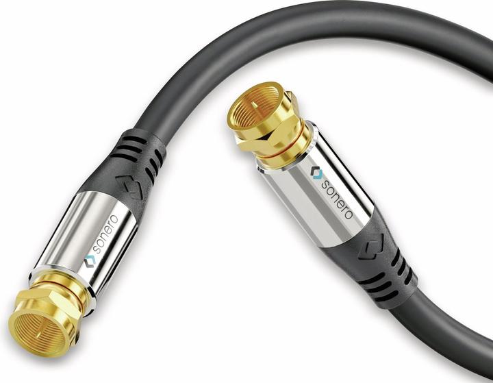 Produktbild Purelink Sonero Antennen-Kabel 2m S-SC000-020 Premium,F-Stecker auf F-Stecker (Antennenkabel)
