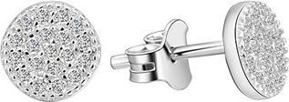 Beneto Silver earrings with zircons AGU38 (L)