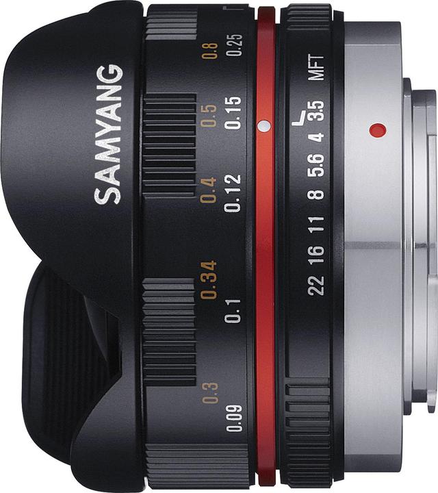 Actual product image Samyang 7.5mm f/3.5-22 MFT (Micro Four Thirds, APS-C / DX)