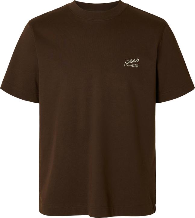 Actual product image Selected Homme Regular Fit Print T-Shirt mit Rundhalsausschnitt (XL)
