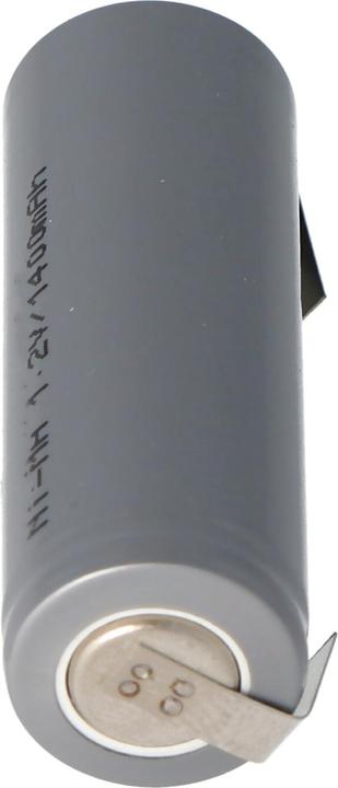 Produktbild AccuCell Akku 4/5AA mit Lötfahne U-Form 43x14,5mm (1 Stk., 4/5 AA, 1400 mAh, Ladegerät ohne Akku)