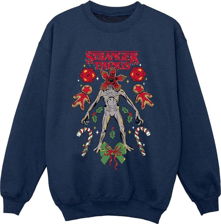 Netflix Stranger Things Christmas Demogorgon Sweatshirt Jungen