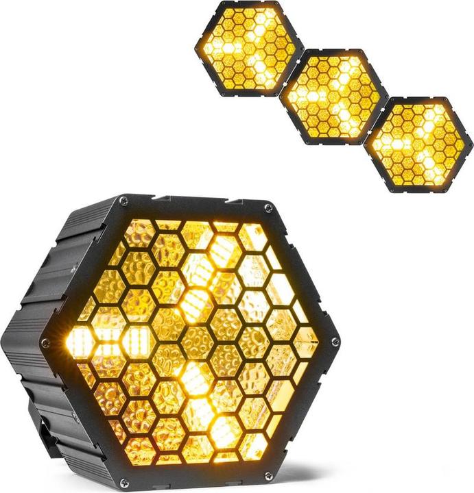 Actual product image BeamZ Set van 4x RB90 Retro Blinders - 3x 30W RGB/WW LEDâ€™s (LED)