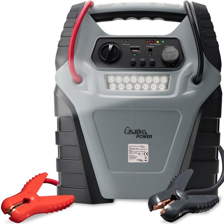 Produktbild Casativo 5-in-1 Powerbank mit Starthilfefunktion und Luftkompressor (1000 A, 20000 mAh)