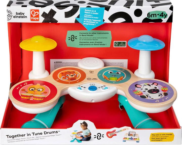 Produktbild Hape Deluxe Magic Touch Drum (Deutsch, Französisch, Italienisch, Englisch)