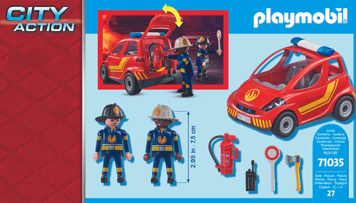 Actual product image Playmobil 71035 Fire brigade small car (71035, Playmobil City Action)