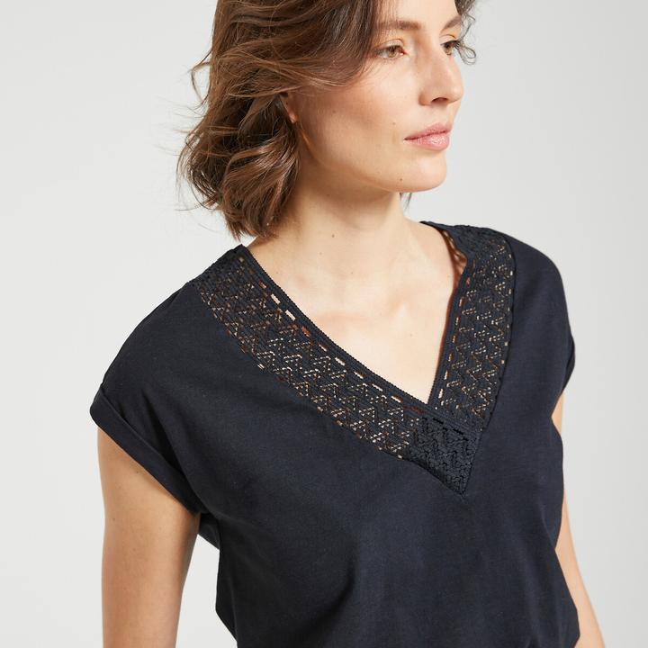 Image du produit Anne Weyburn T-shirt avec col en V (32, 34)