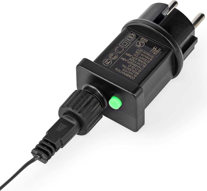 Produktbild Nedis Dekorative Lichter | Cluster | 768 LED's Warmweiss | 5.60 m | Lichteffekte: 7 | Innen- und Aus (8.60 m)