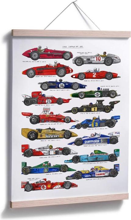 Produktbild Trenddeko Rennautos (24 x 30 cm)