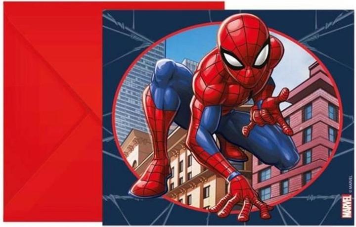 Immagine prodotto Spiderman Invito (6 pz.)