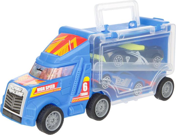 Image du produit Toi-Toys Camion Mini-Valise Avec 2 Voitures 2 Compartiments Assortis
