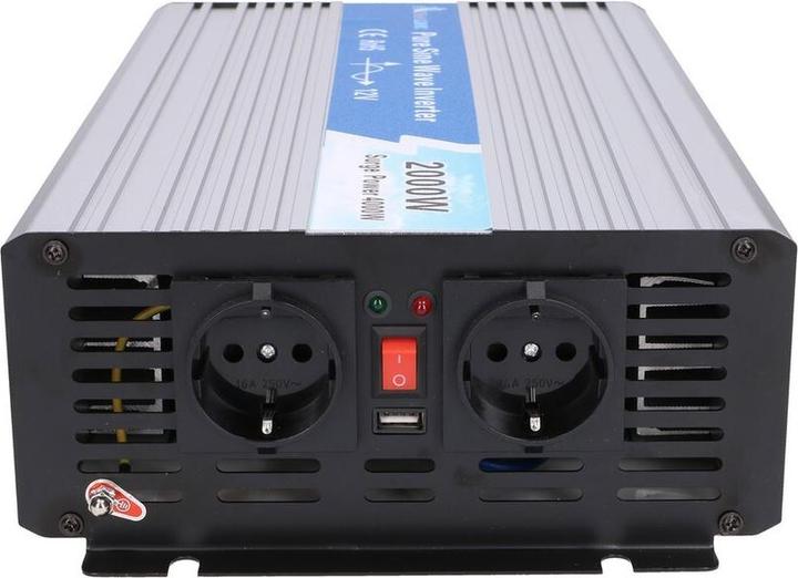 Produktbild Extralink VOLTAGE CONVERTER 12V - 230V, 2000W, PURE SINUS OPIP-2000W