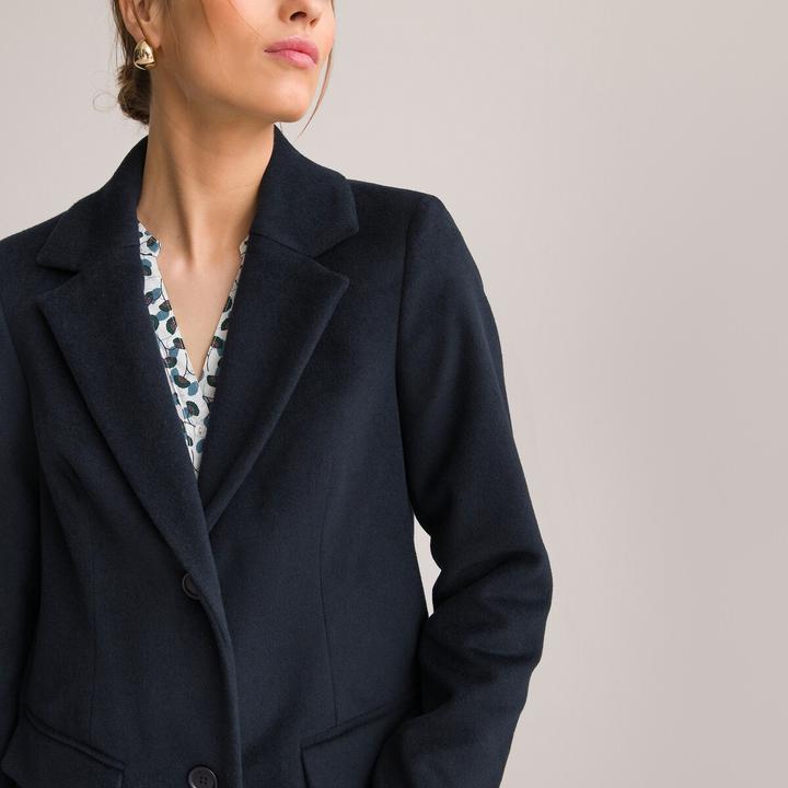 Actual product image Anne Weyburn Half-length coat with button fastening (34)