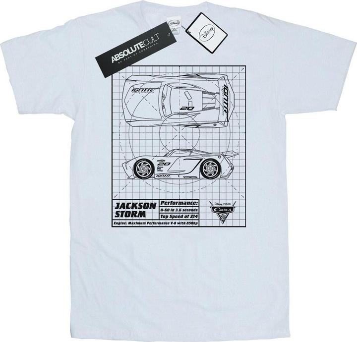 Disney Cars Jackson Storm Blueprint TShirt (XL)