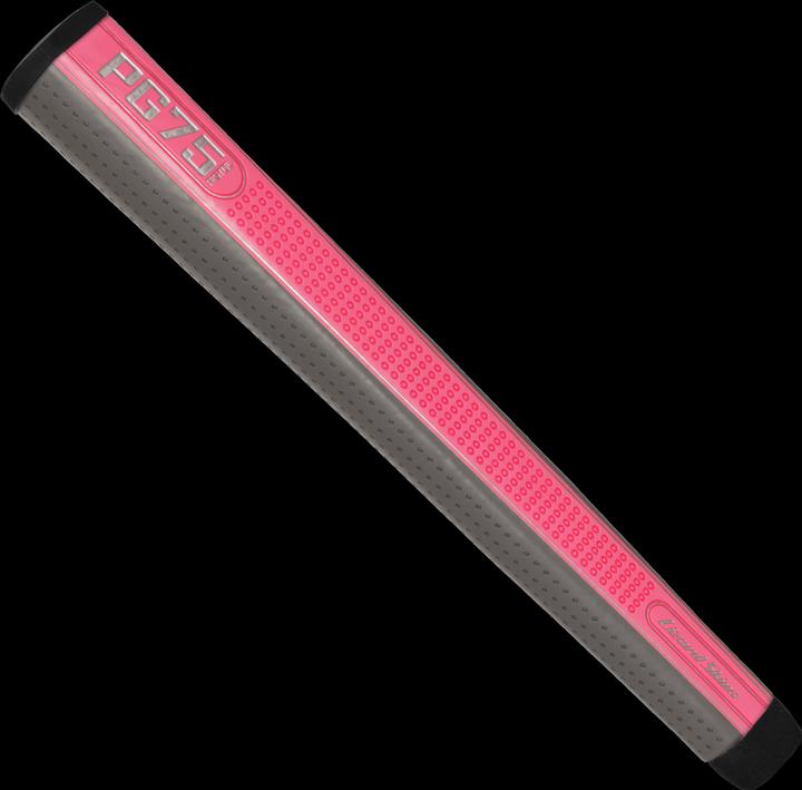 Actual product image Lizard Skins DSP Ultra Golf Grip - PG75 - Neon Pink/Graphite Gray - 38.4 mm