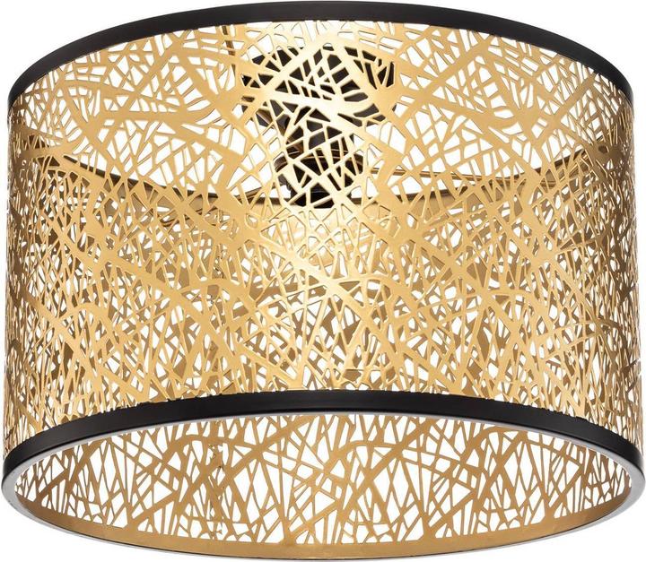 Immagine prodotto Lindby Plafoniera Yonah in metallo nero oro (E27)