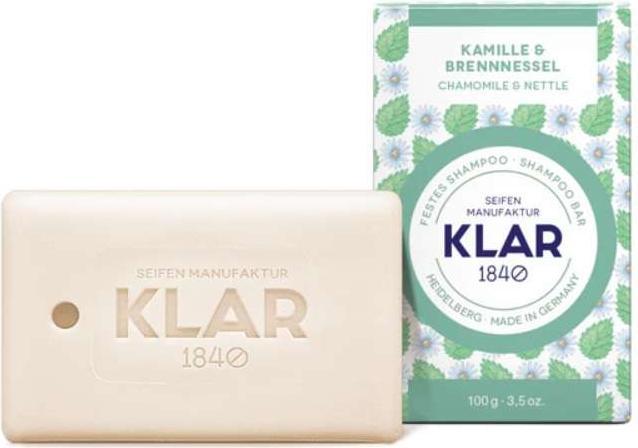 Actual product image Klar Solid Shampoo Chamomile & Nettle (Solid shampoo)