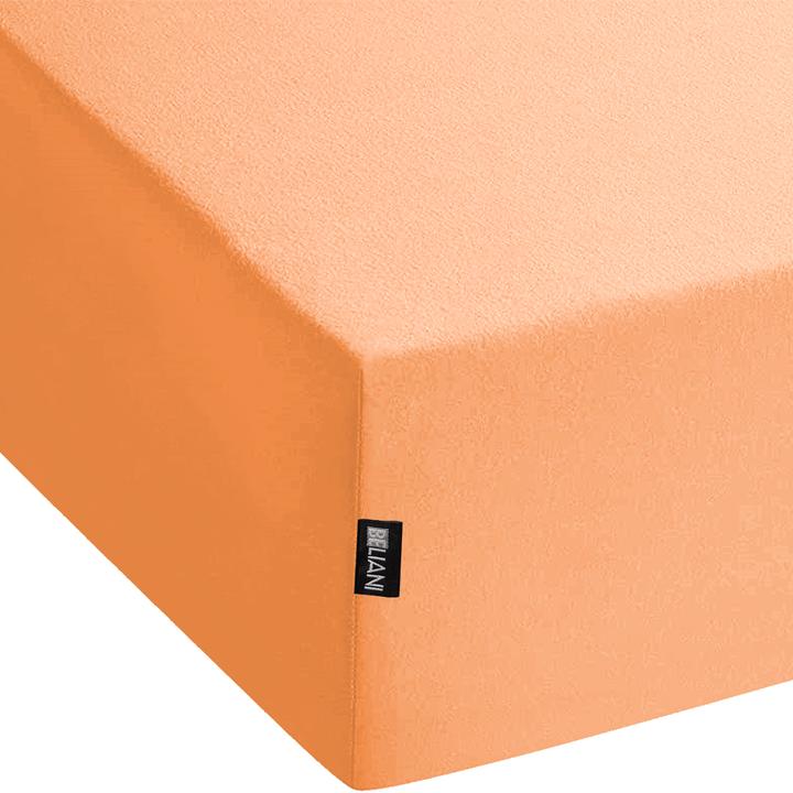 Produktbild Beliani Spannbettlaken Baumwolle orange 140 x 200 cm JANBU (140 x 200 cm)