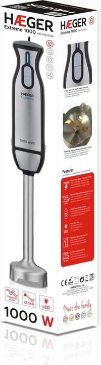 Produktbild Haeger Extreme - 1000 W - Staafmixer (EU-Stecker)