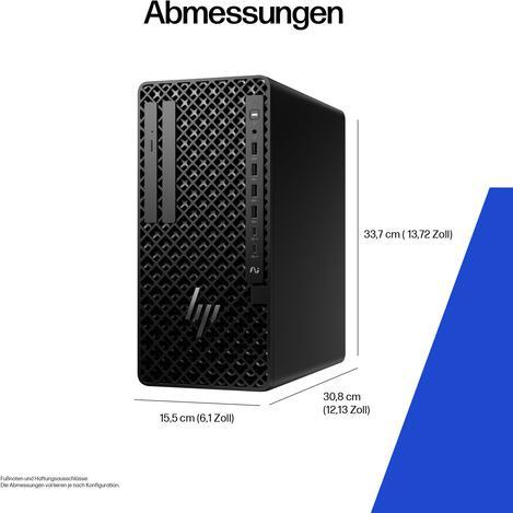 Produktbild HP Z1 G1i Intel Core Ultra 7 265 32GB 1TB/SSD NVIDIA RTX A1000 8GB W11P 1J Gar (DE) (Intel Core Ultra 7 265, 32 GB, 1000000 GB, RTX A1000)