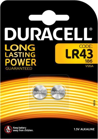 Produktbild Duracell Electronics (2 Stk., LR43, 170 mAh)