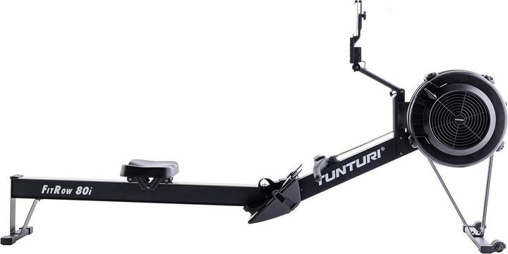 Tunturi Rameur Fitrow 80i - Rameur fitness - Rameur pliable - 10 niveaux de résistance - Rameur fitness -