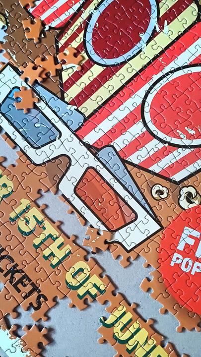 Produktbild Tactic Puzzle 1000 Vintage: Retro-Kino (1000 Teile)