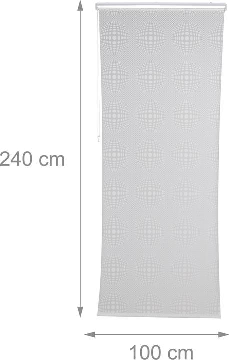 Actual product image Relaxdays Shower roller blind (100 x 4.5 x 245 cm)