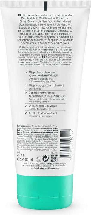 Image du produit Rausch Gel douche sensible à la chamomile (200 ml)